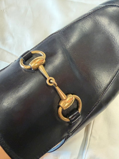 Gucci Princetown Black Leather Flat Mule