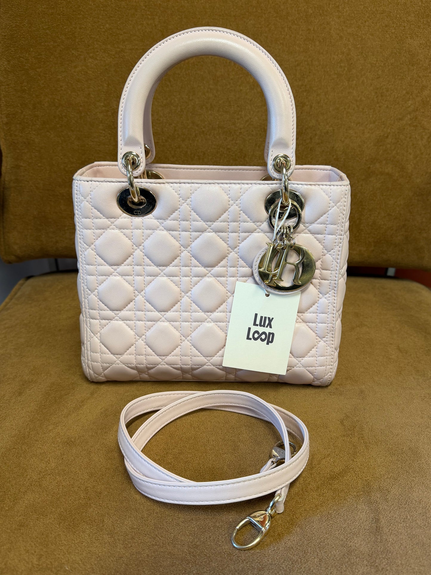 Christian Dior Lady Dior Small Cannage Lambskin Bag