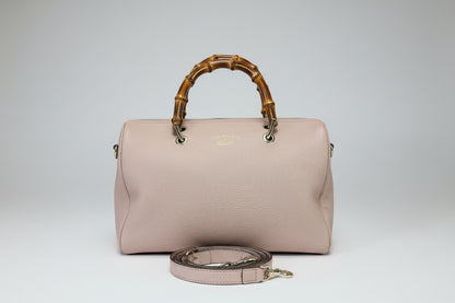 Gucci Bamboo Top Handle Leather Bag