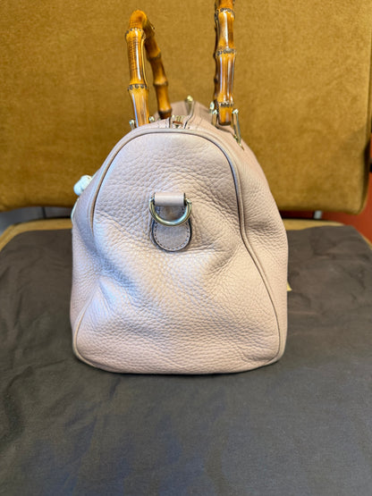Gucci Bamboo Top Handle Leather Bag