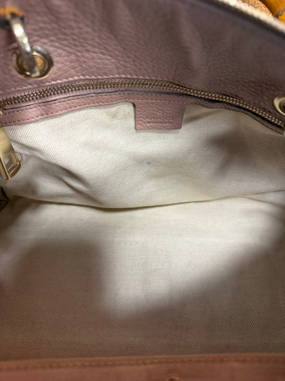 Gucci Bamboo Top Handle Leather Bag