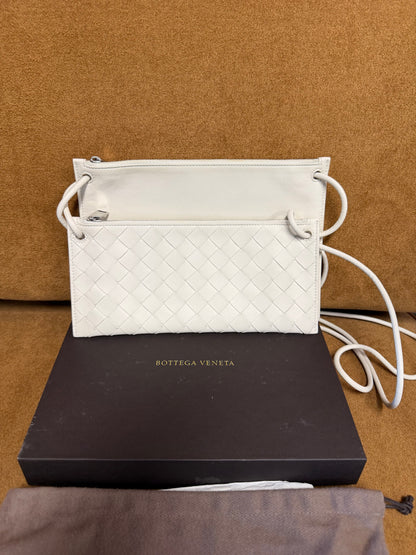 Bottega Veneta Intrecciato Double Pouch Crossbody