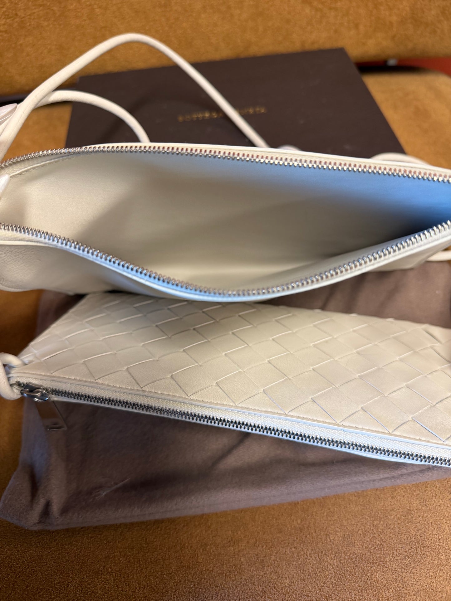 Bottega Veneta Intrecciato Double Pouch Crossbody