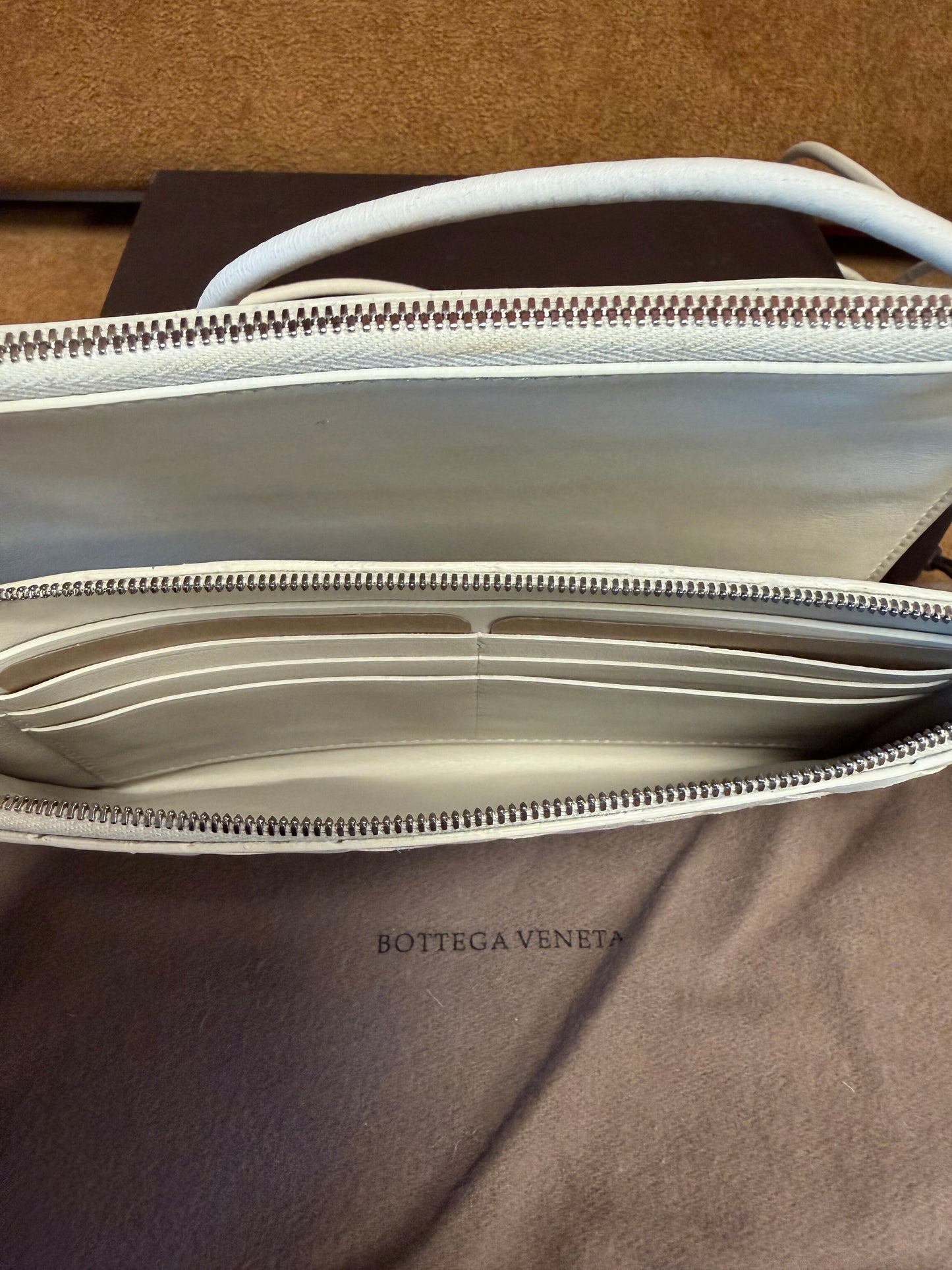 Bottega Veneta Intrecciato Double Pouch Crossbody