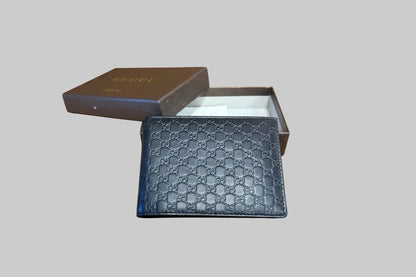 Gucci Microguccissima Leather Bi-Fold Wallet