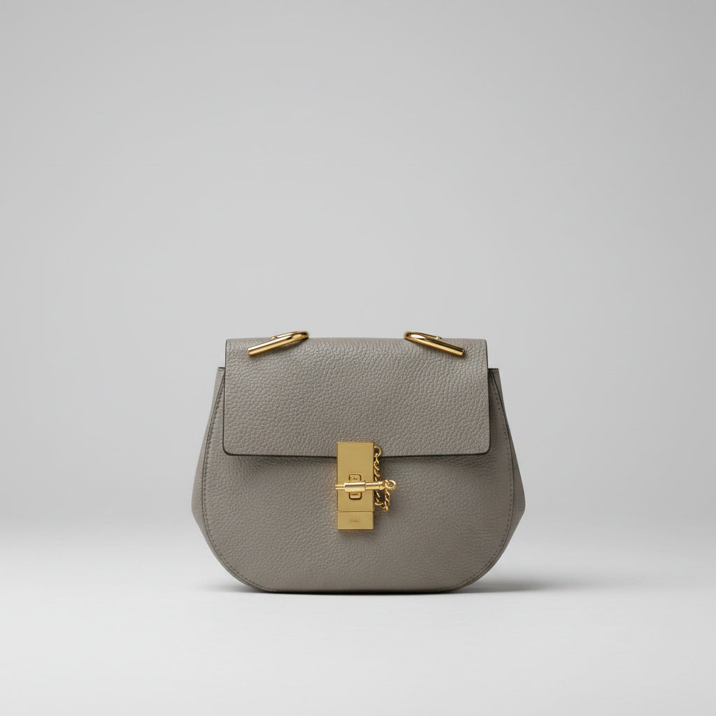 Chloé C Bag – Small, Pale Blue Calfskin Leather