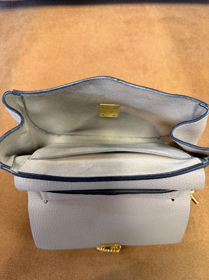 Chloé C Bag – Small, Pale Blue Calfskin Leather