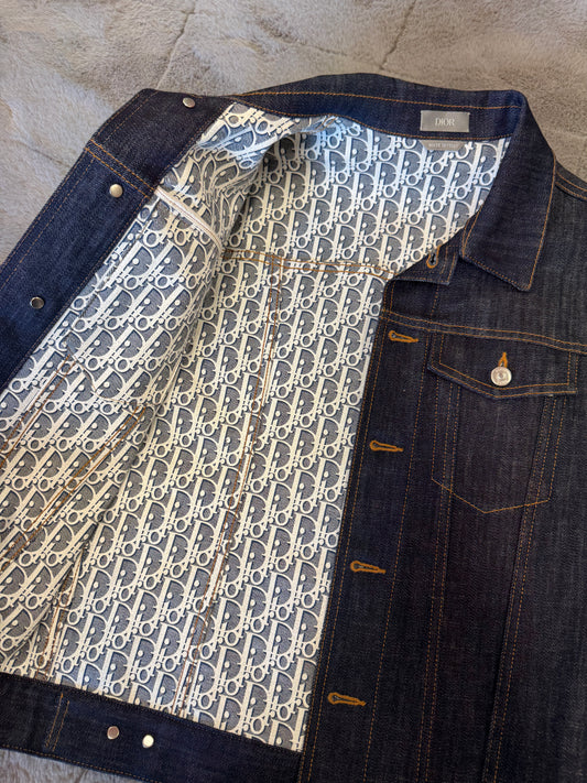 Denim Jacket Oblique Lining 'Blue'
