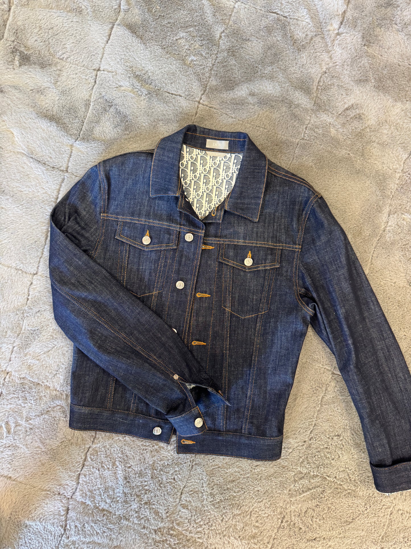 Denim Jacket Oblique Lining 'Blue'