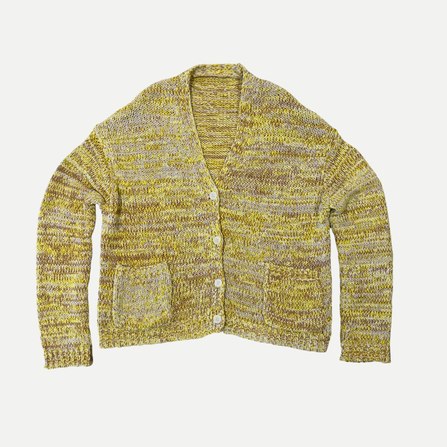 Scanlan Theodore Marled Knit Button-Front Cardigan