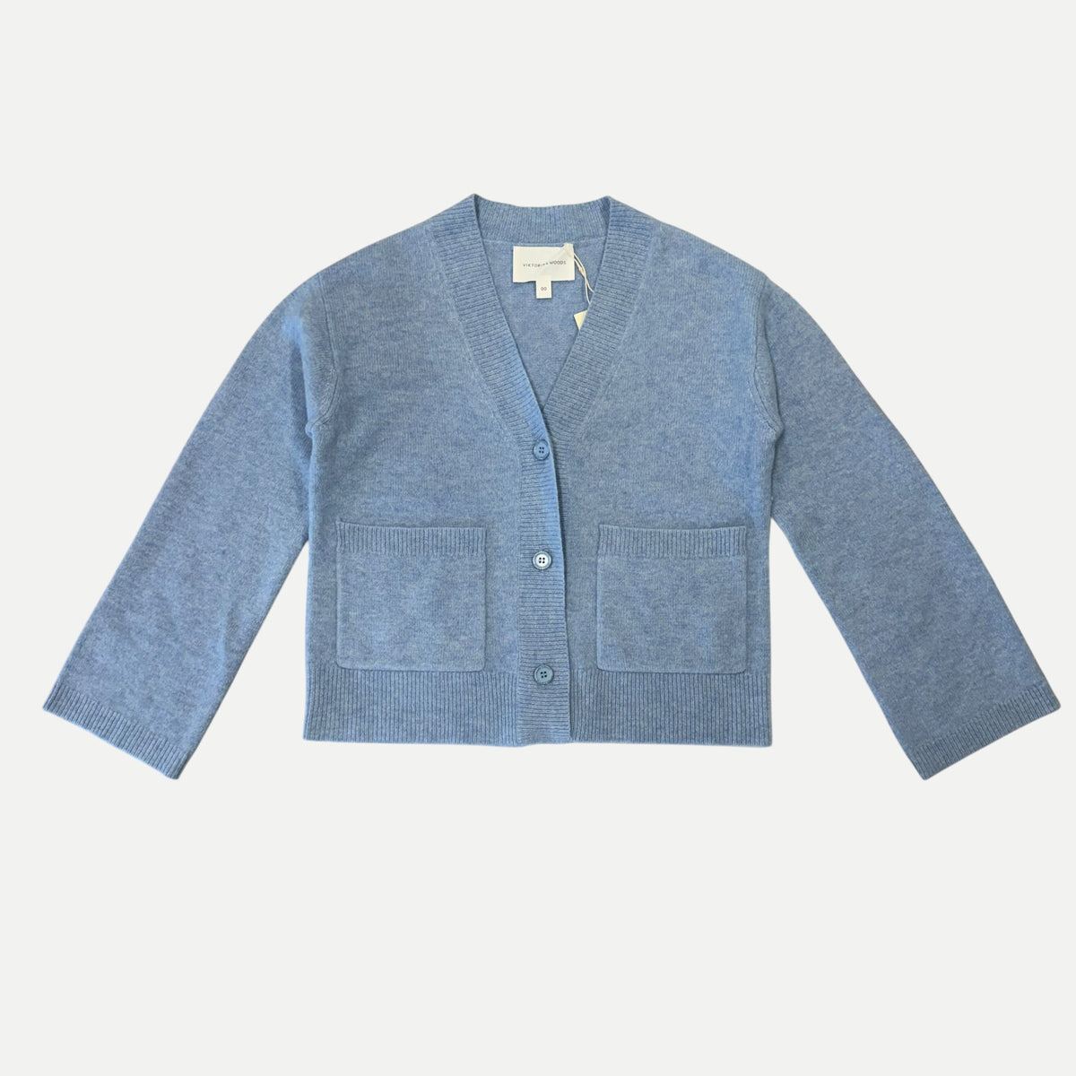 Viktoria & Woods Cropped Button-Front Cardigan