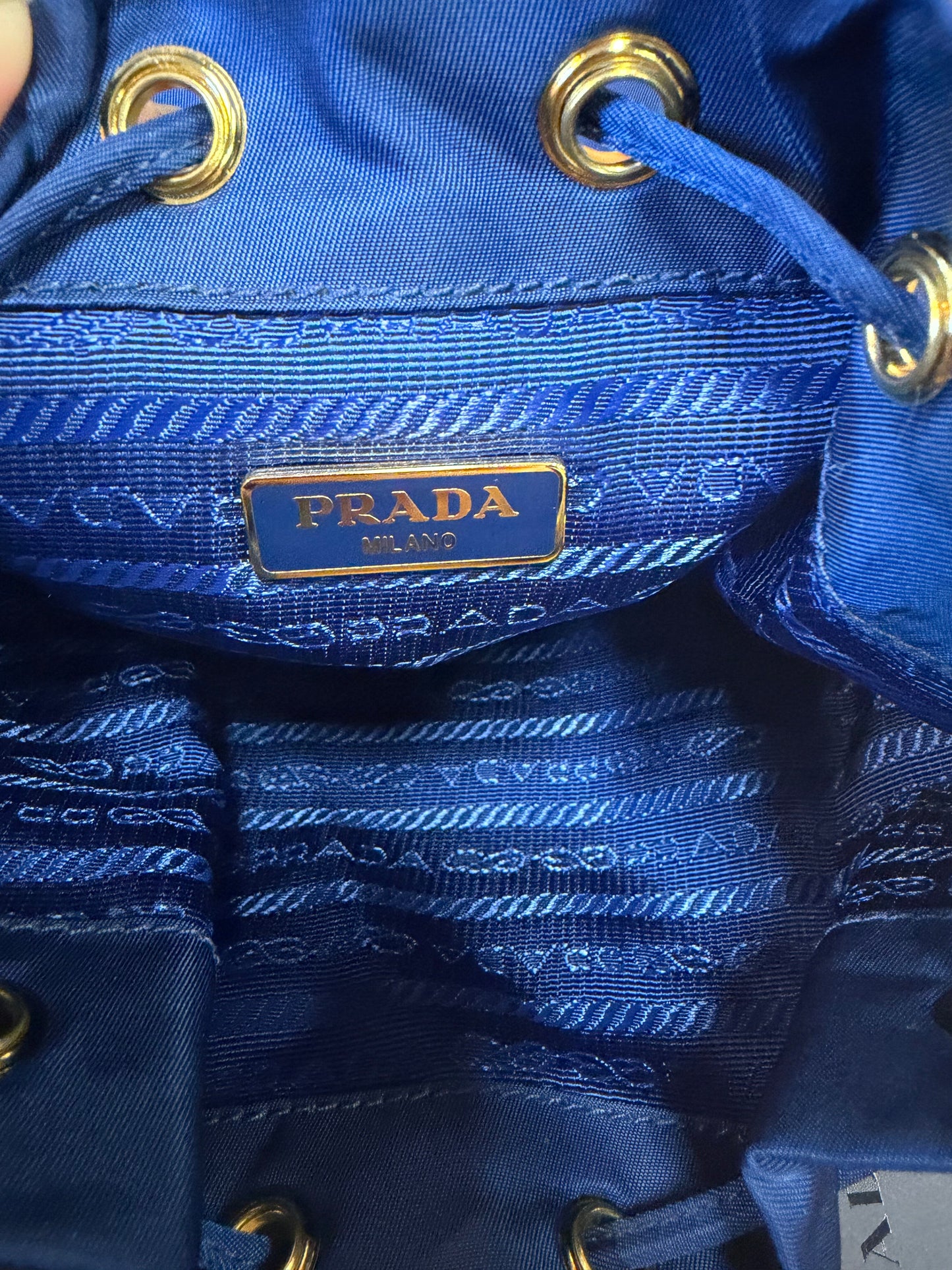Prada Re-Nylon Drawstring Bucket Bag