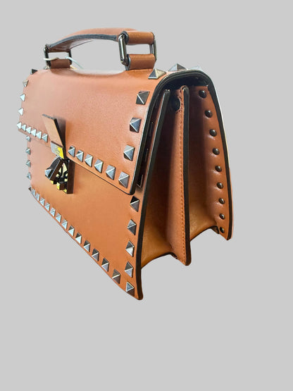 Valentino Garavani Rockstud Alcove Flip-Lock Shoulder Bag