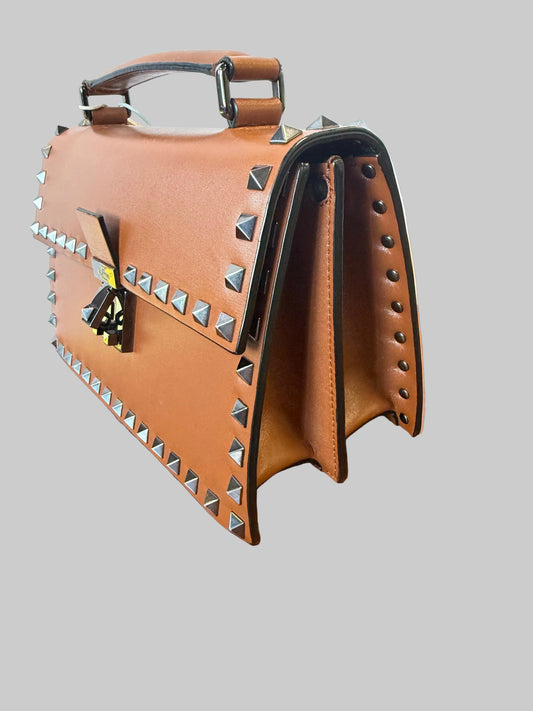 Valentino Garavani Rockstud Alcove Flip-Lock Shoulder Bag