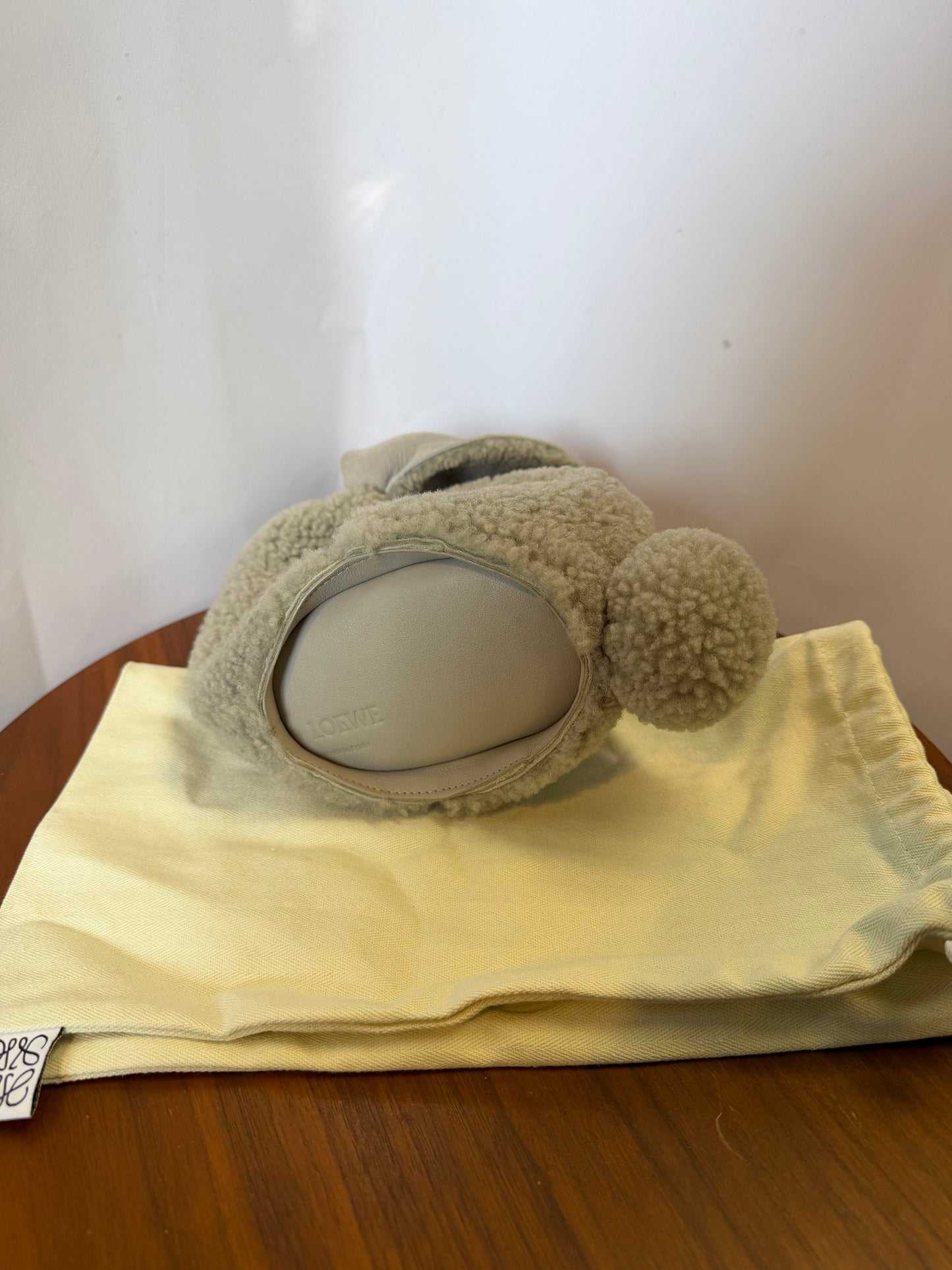 Loewe shearling/bunny bag
