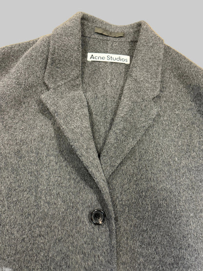 Acne Studios Single-Breasted Wool Overcoat