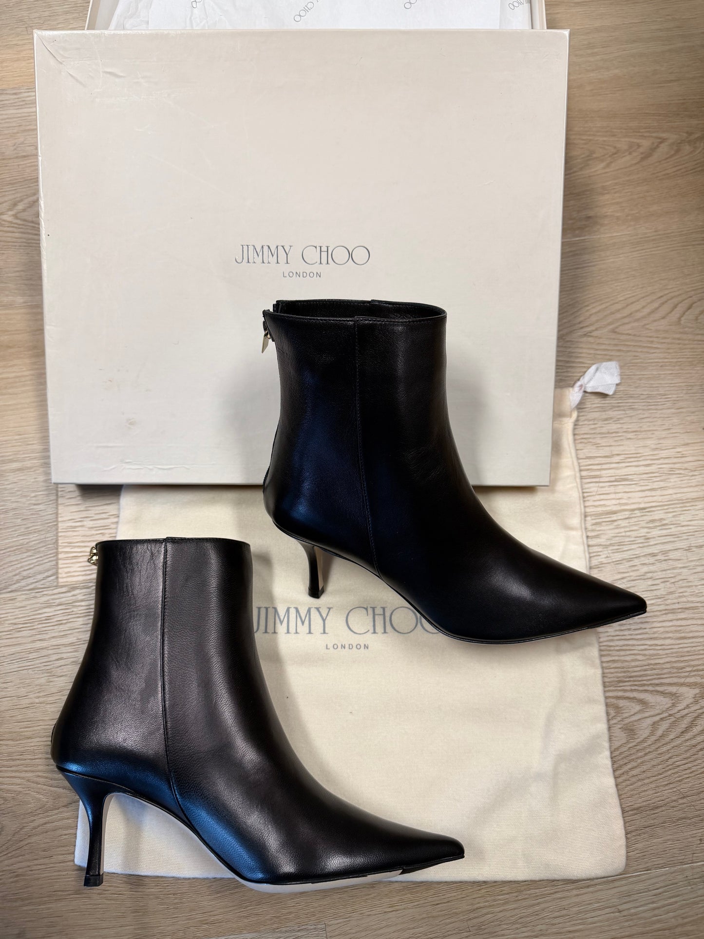 Jimmy Choo Pointed-Toe Ankle Boot