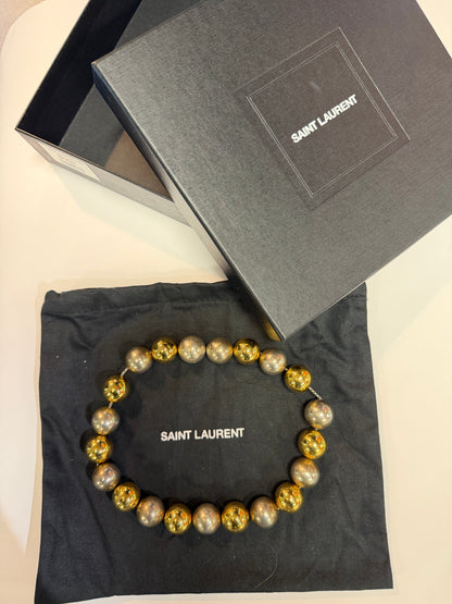 Saint Laurent Large Ball Necklace