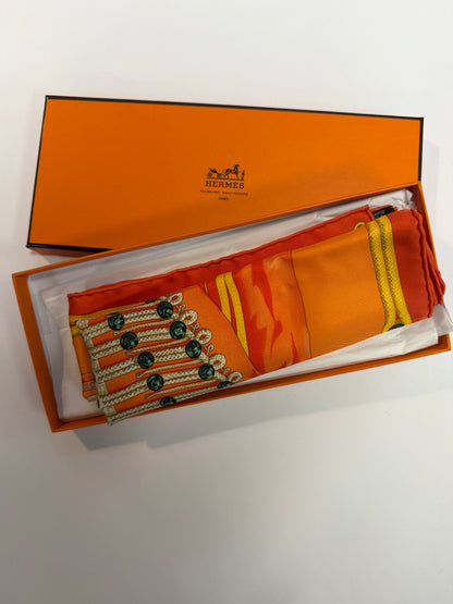 Hermes "Brandebourgs" Silk Carré 90