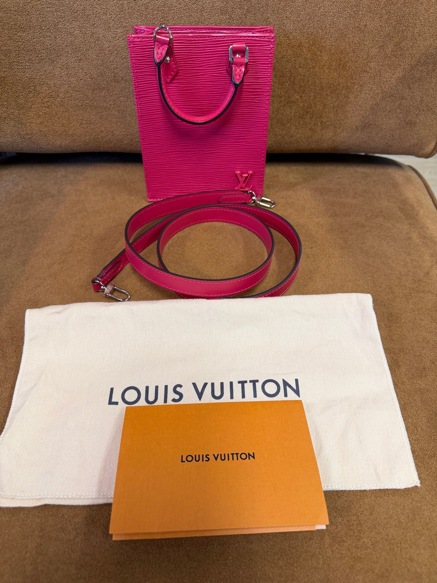 Louis Vuitton Petit Sac Plat in Epi Leather
