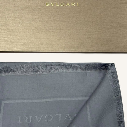 Bvlgari Logomania Silk/Wool Blend Shawl