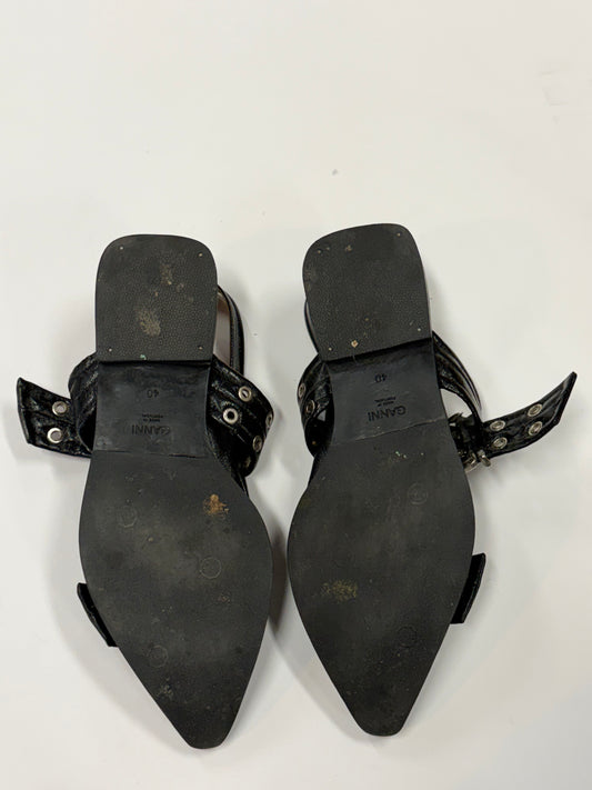 Ganni Buckle Slingback Flat