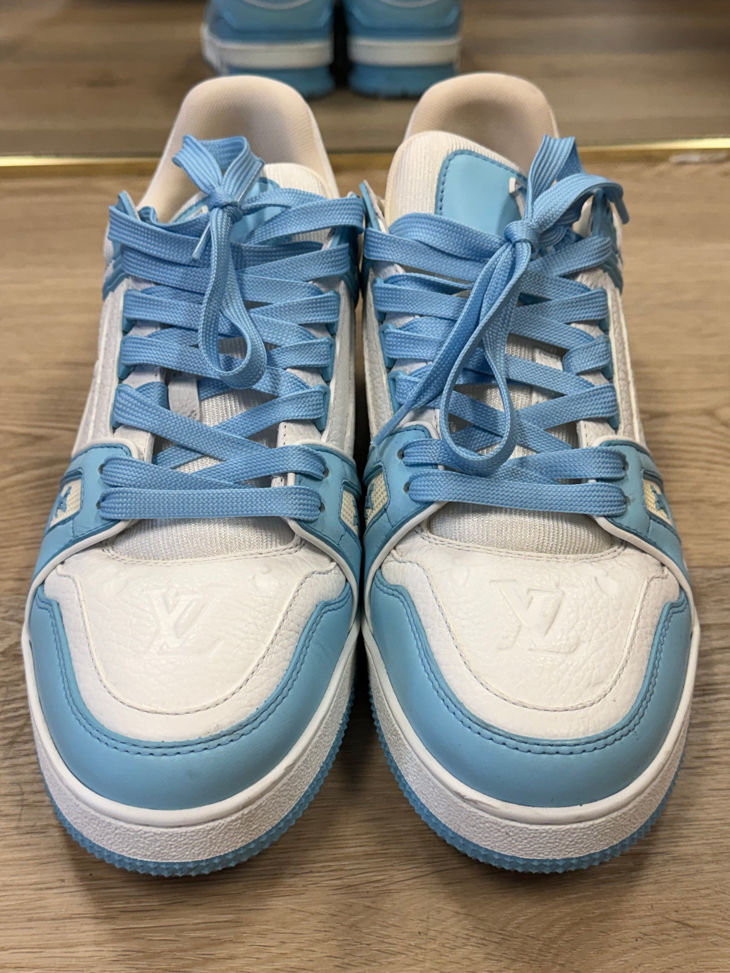 Louis Vuitton Sky Blue Trainer Sneaker