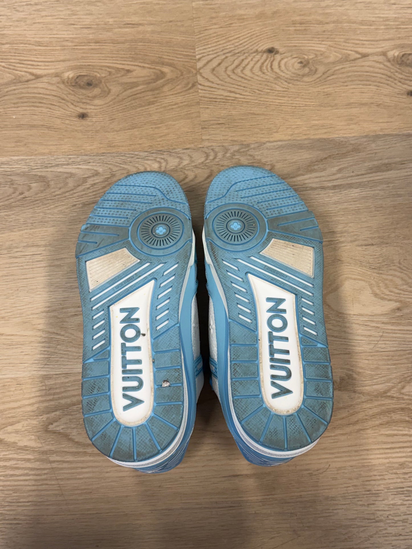 Louis Vuitton Sky Blue Trainer Sneaker