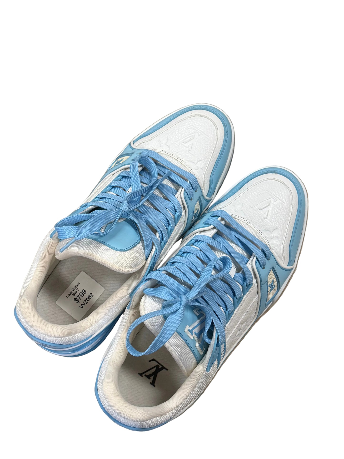Louis Vuitton Sky Blue Trainer Sneaker