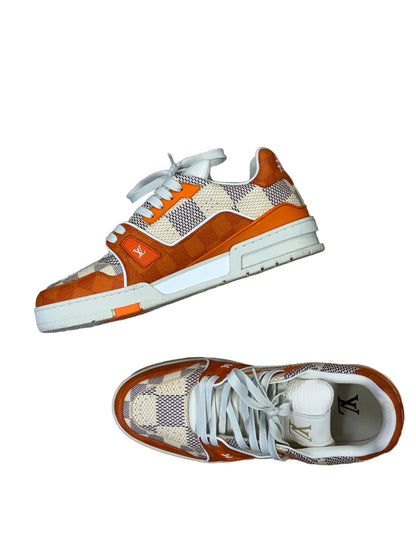 Louis Vuitton Orange Trainer Sneaker