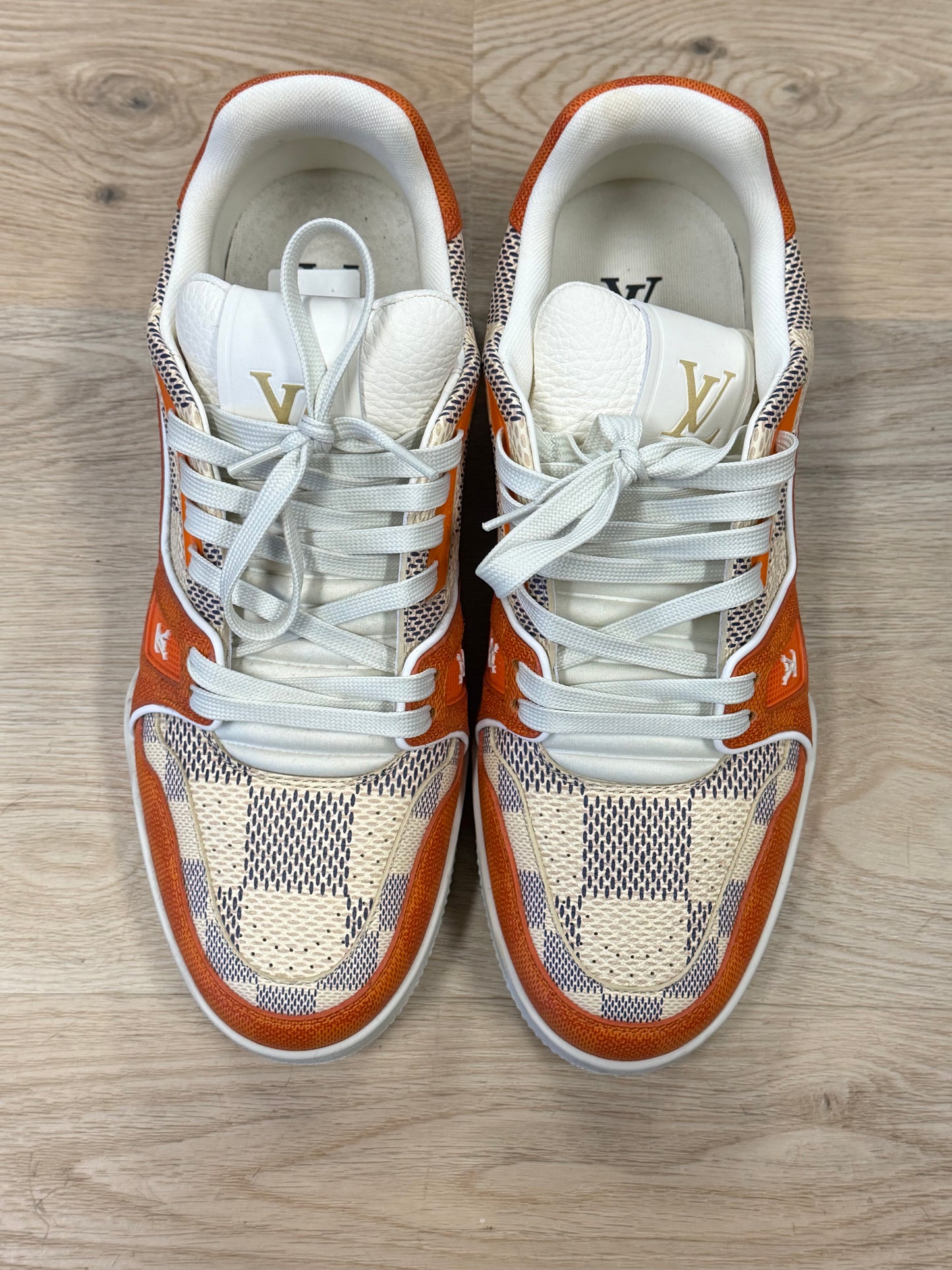 Louis Vuitton Orange Trainer Sneaker