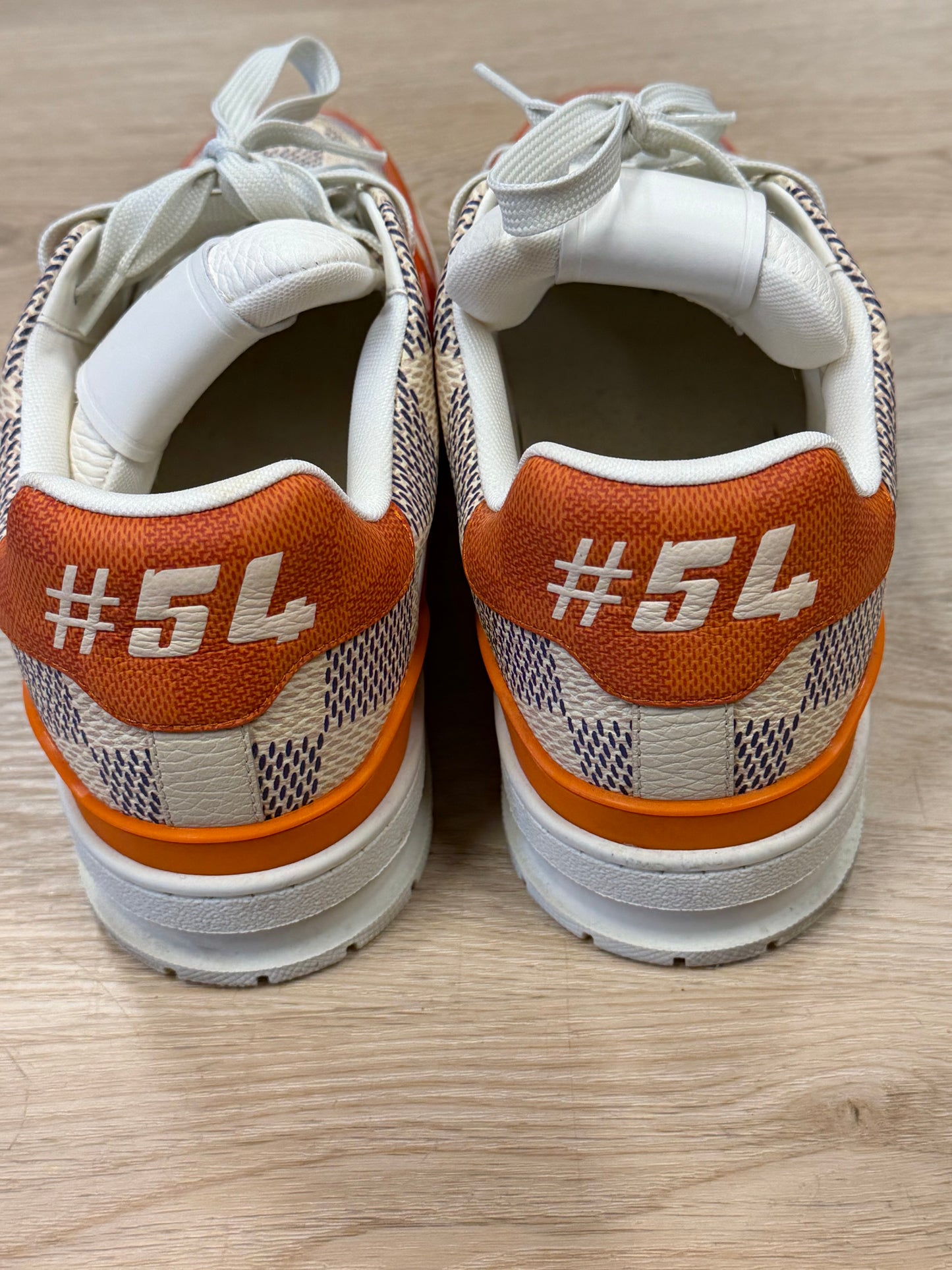 Louis Vuitton Orange Trainer Sneaker