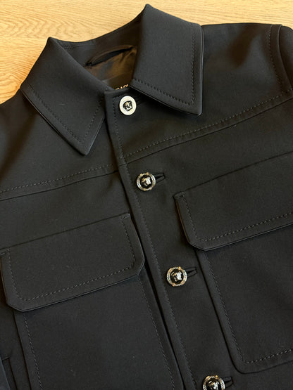 Versace Medusa Button Trucker Jacket