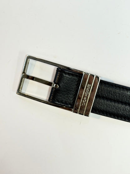 Dior Homme Black Leather Belt