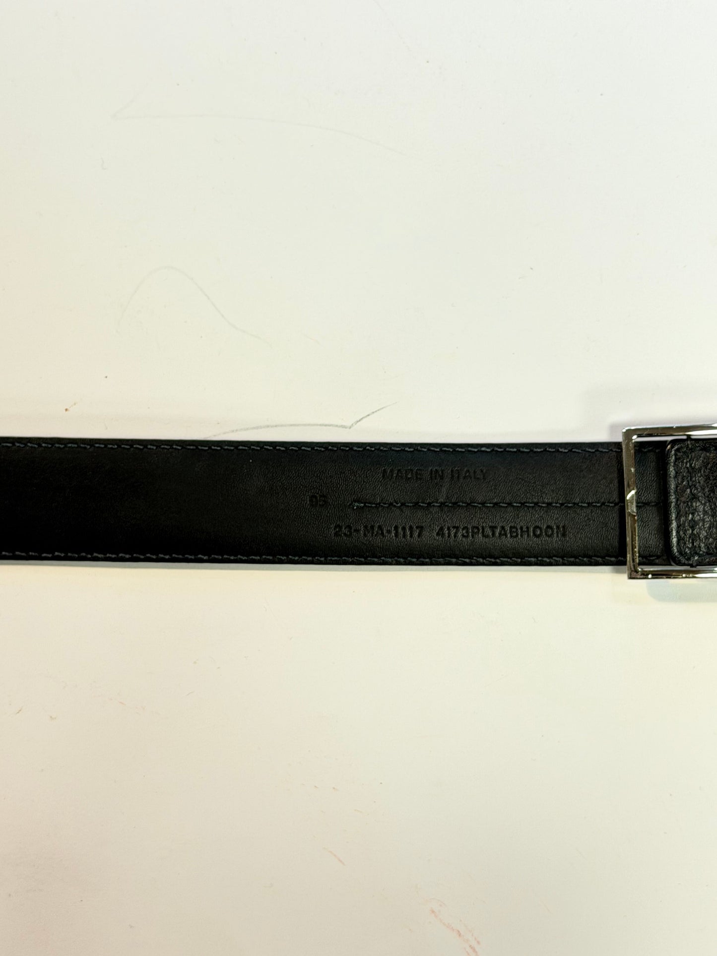 Dior Homme Black Leather Belt