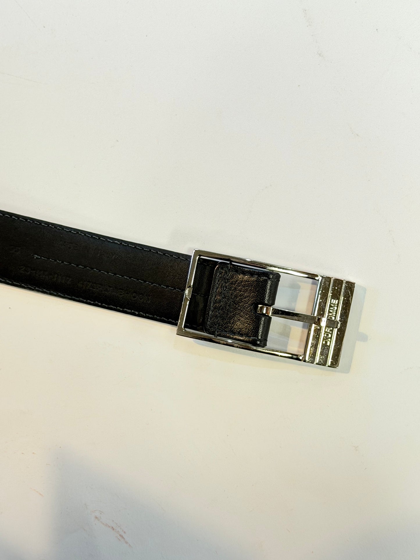 Dior Homme Black Leather Belt