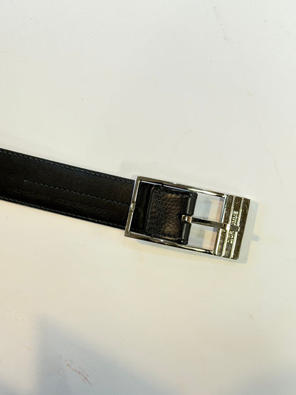 Dior Homme Black Leather Belt