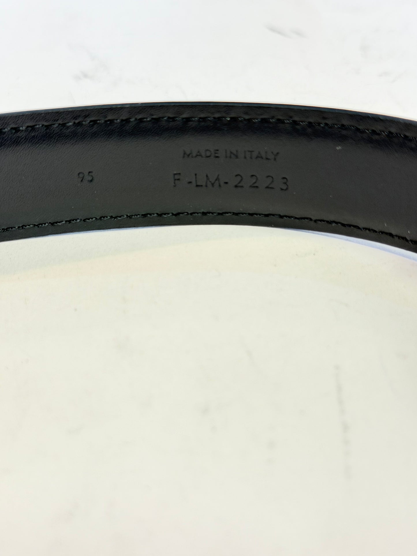 Celine Men's Triomphe Buckle Belt
