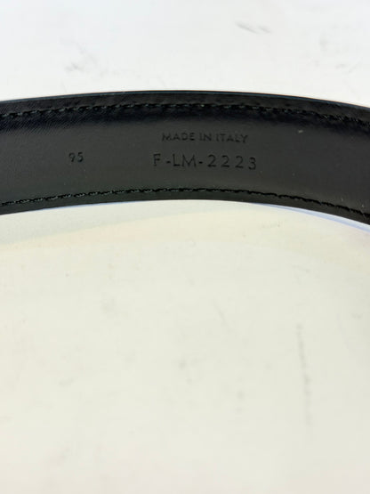 Celine Men's Triomphe Buckle Belt