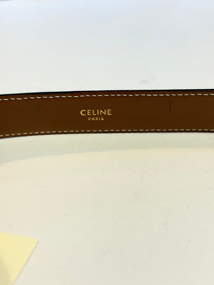 Celine Triomphe Buckle Belt
