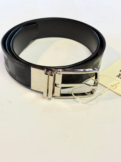 Louis Vuitton Damier Embossed Reversible Buckle Belt