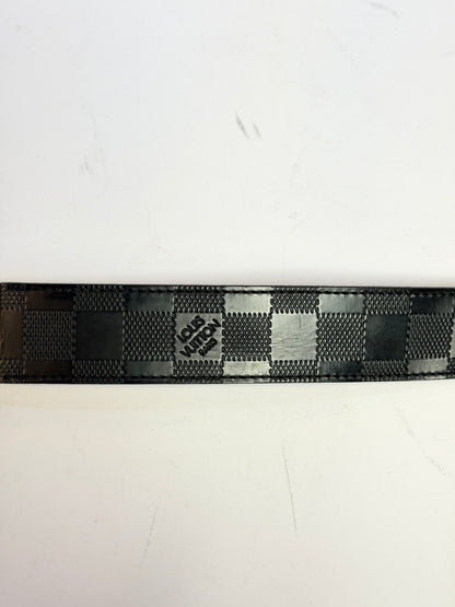 Louis Vuitton Damier Embossed Reversible Buckle Belt