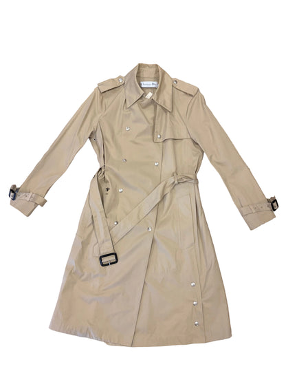 Christian Dior Classic Bee Motif Trench Coat