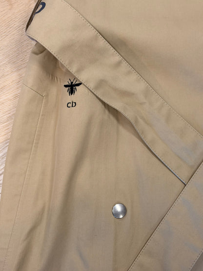 Christian Dior Classic Bee Motif Trench Coat