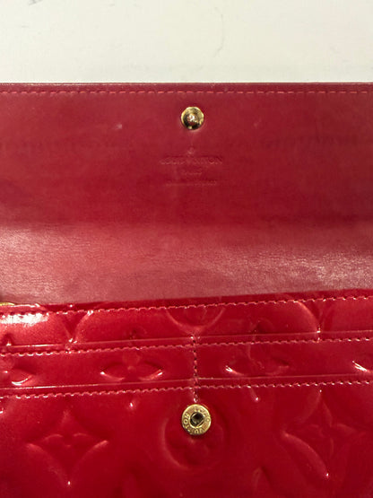 Louis Vuitton Sarah Wallet, Monogram Vernis
