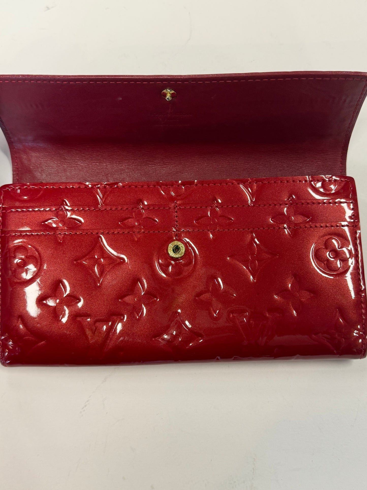 Louis Vuitton Sarah Wallet, Monogram Vernis