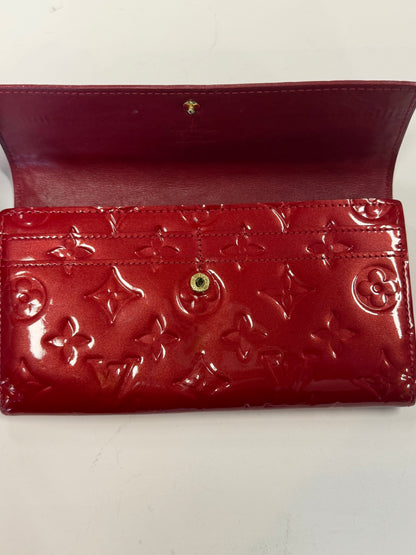 Louis Vuitton Sarah Wallet, Monogram Vernis