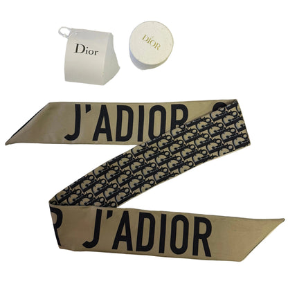 Christian Dior J'Adior Oblique Twilly Scarf
