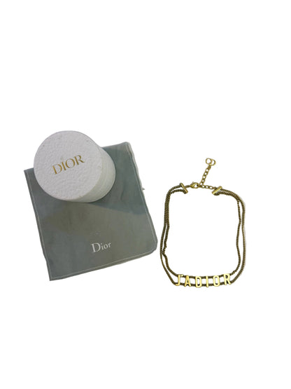 Christian Dior J'Adior Double-Chain Choker Necklace