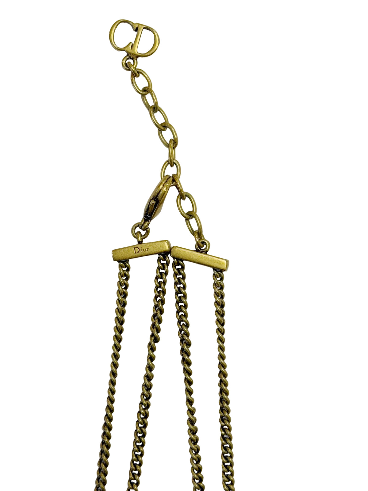 Christian Dior J'Adior Double-Chain Choker Necklace